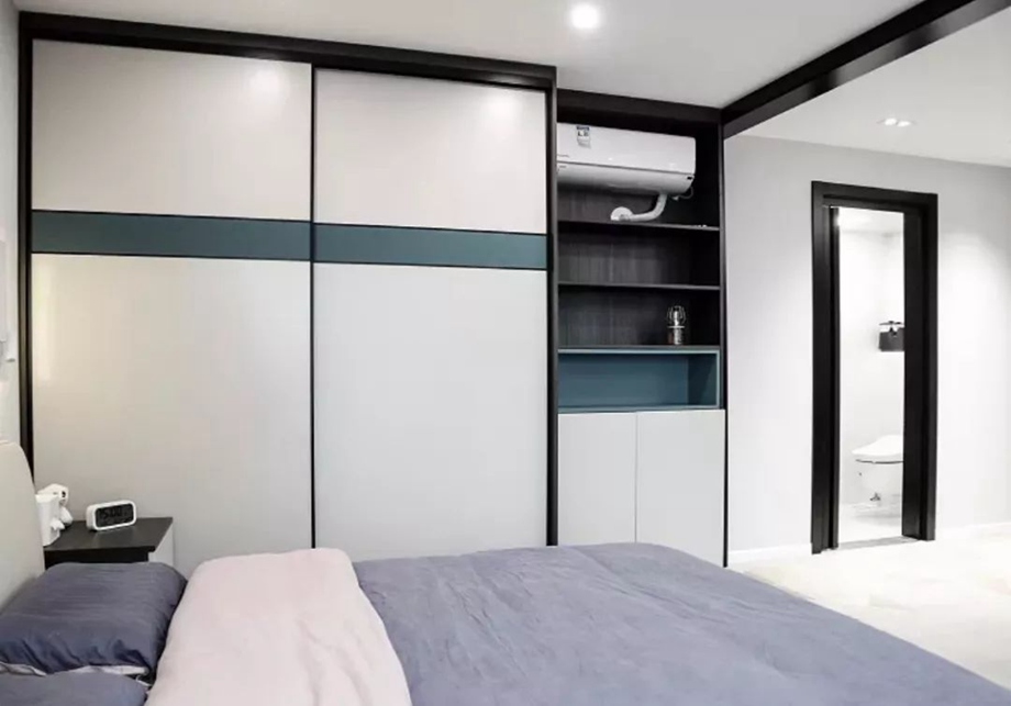 撞色衣柜，顏色撞得對(duì)，效果真的可以很美！