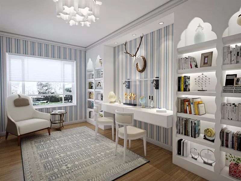 石家莊整裝包效果圖欣賞 | 老少皆宜的美式裝修效果圖，照著裝修準(zhǔn)沒錯(cuò)！