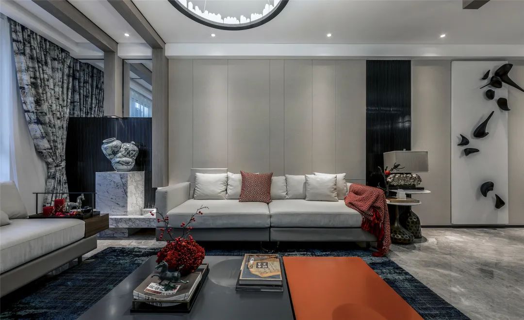 125㎡優(yōu)雅新中式，加入很多中式元素裝飾，營造氛圍感