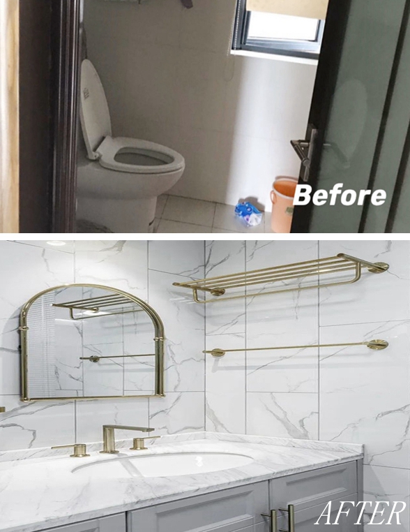 二手房翻新 | 爆改后“重生” 120平老舊房變身美式輕奢家