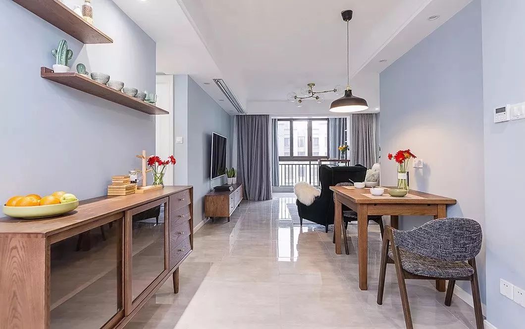 北歐風三房，清新中又有典雅感，好喜歡的設計