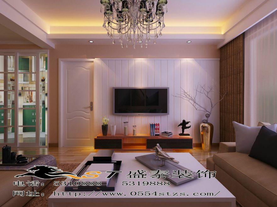 淮南裝修案例132方混搭三居